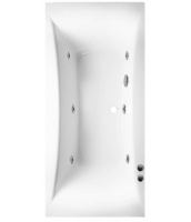 Ванна Alpen Luna 170x75 с гидромассажем